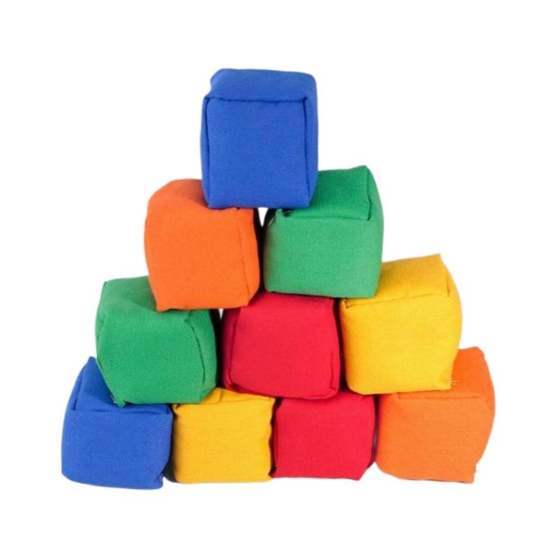 Kids Outdoor Bean Bag - カラフルなミニ布製ビーンバッグポータブル軽量サンドバッグトスゲームインタラクティブおもちゃ子供家族アウトドアスポーツプレイアクセサリー