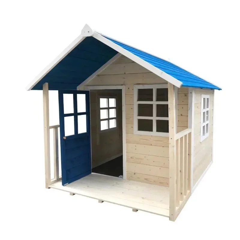 Kids Outdoor Cubby House - 子供用屋外プレイハウス、木製子供用プレイハウス
