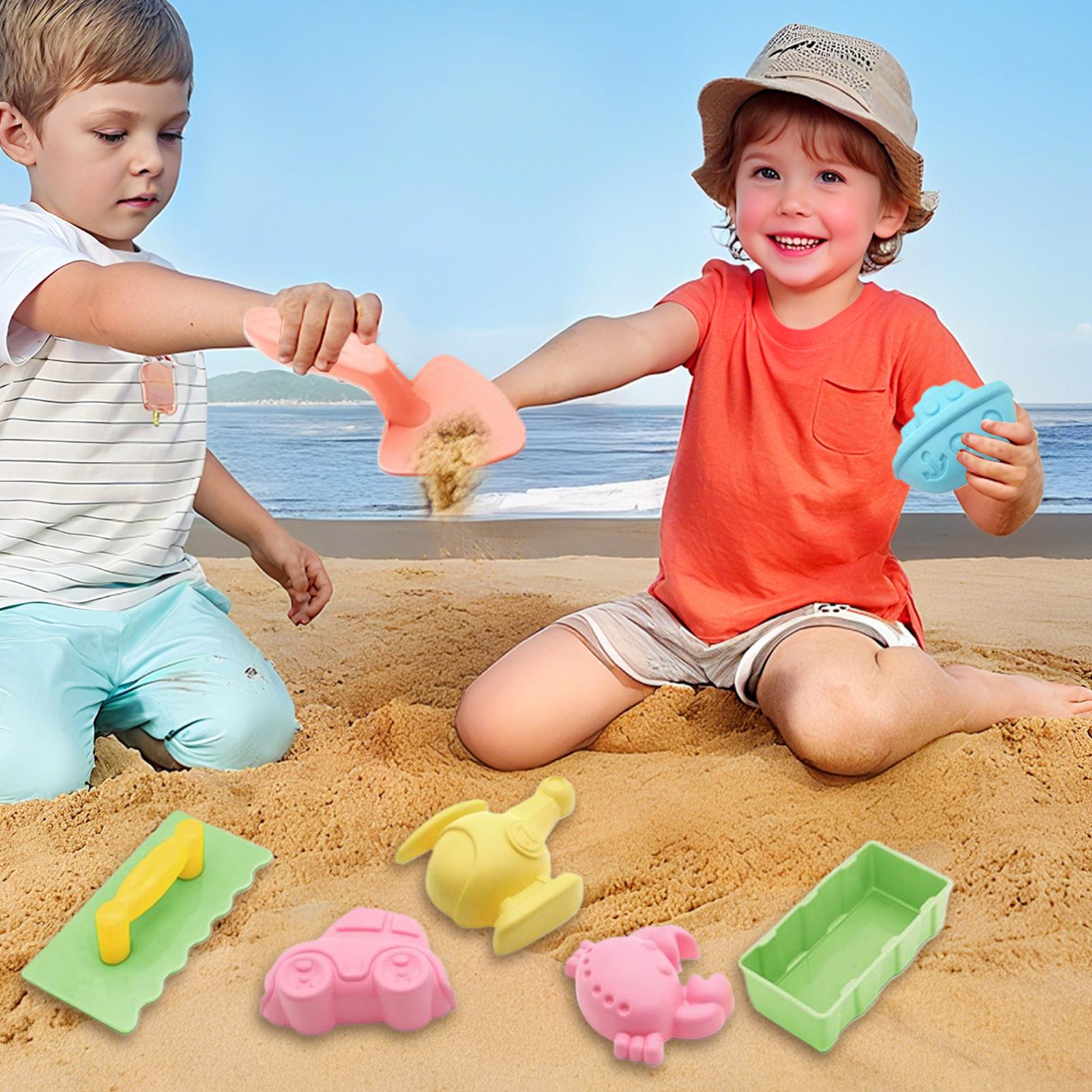 Kids Outdoor Learning Activities - ビーチおもちゃ屋外砂建設おもちゃ雪シャベル子供の教育ゲーム就学前の学習活動プールサイド夏