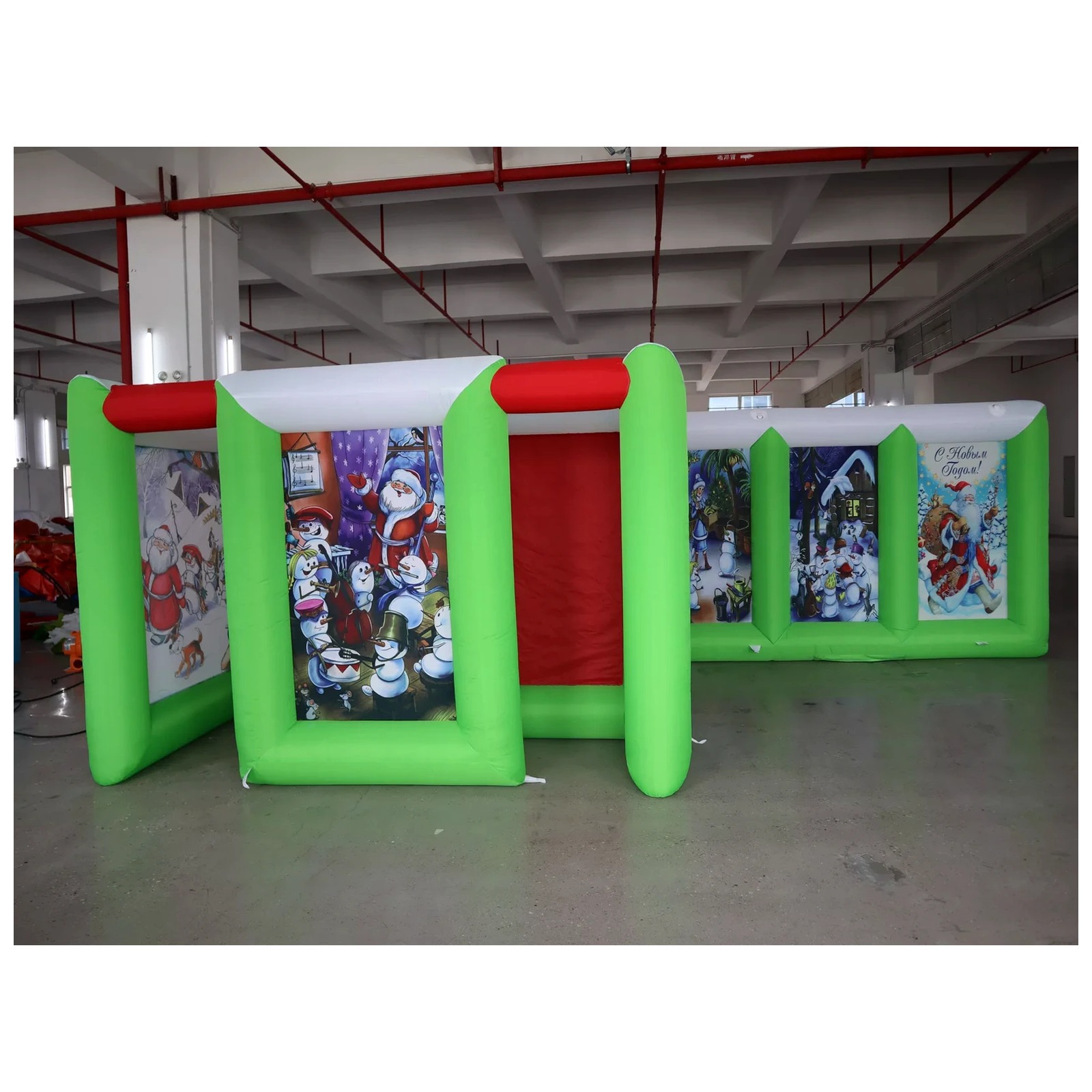 Kids Outdoor Venues - 大型オープントップインフレータブル迷路 6×6m 20×20フィート 送風機付き 会場イベント アウトドアパーティー