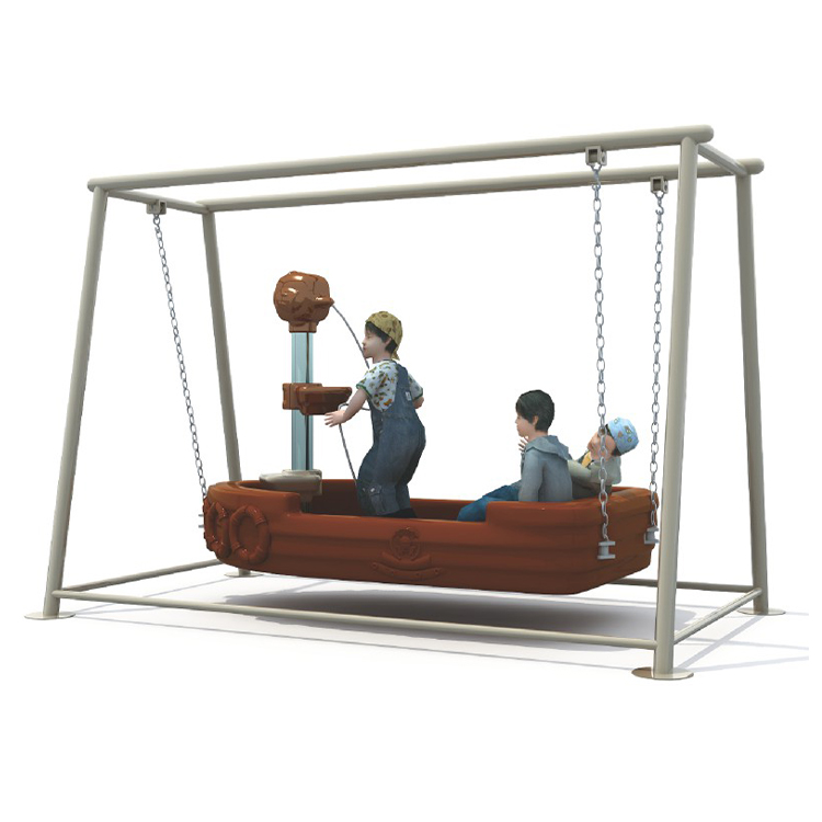 Kids Outdoor Set - 海賊船型ブランコ 屋外遊具 子供用裏庭ブランコセット
