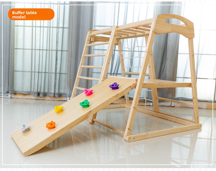 ジャングルジム キッズ 屋外 室内 子供用 木製滑り台 ベビ - Kids Outdoor Jungle Gym With Slide のレビューと価格