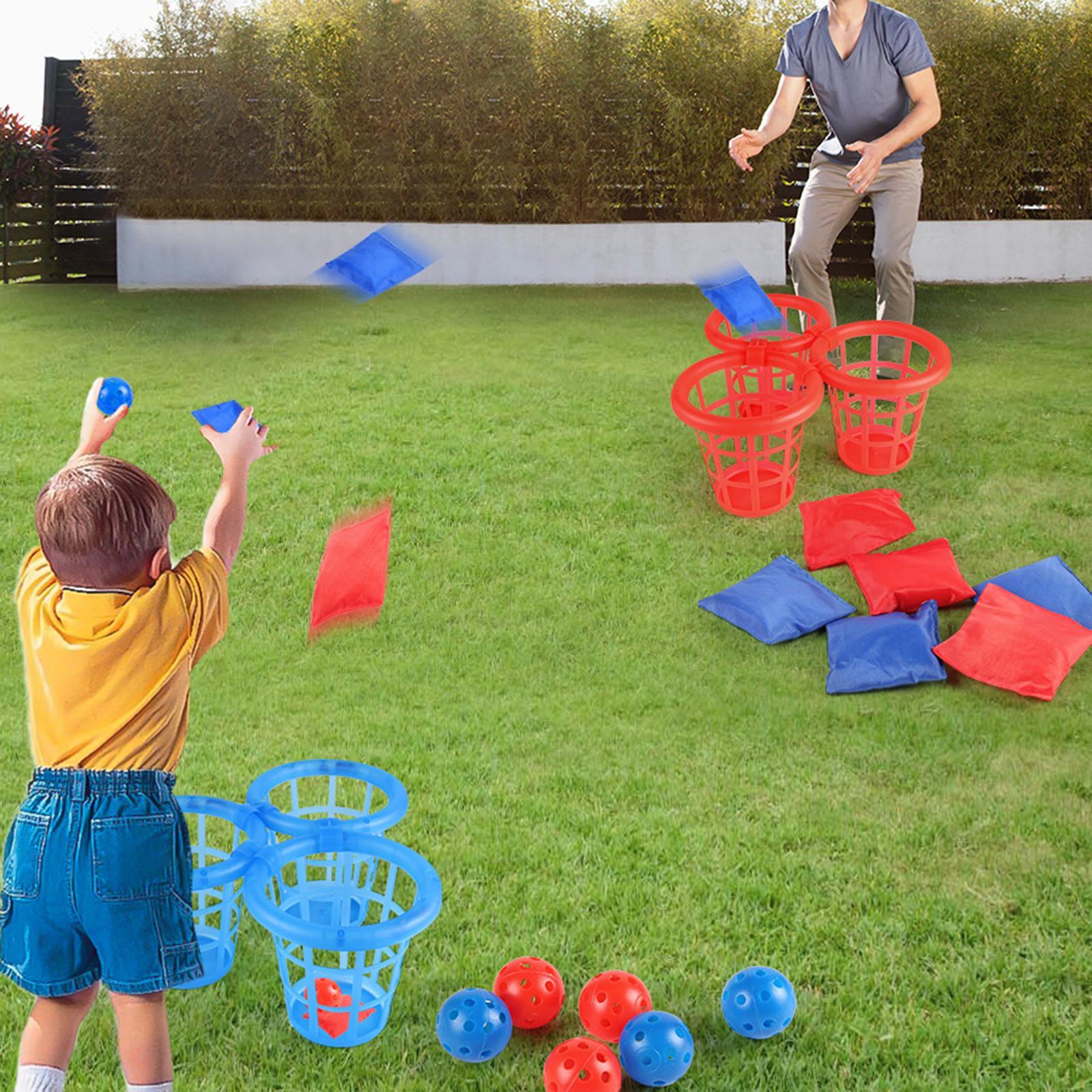 ビーンバッグバケットゲーム 屋内 屋外 ガーデンパーティーゲ - Kids Outdoor Bean Bag のレビューと価格