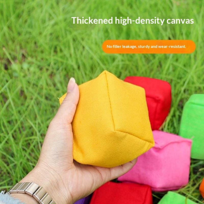 カラフルなミニ布製ビーンバッグポータブル軽量サンドバッグトス - Kids Outdoor Bean Bag のレビューと価格