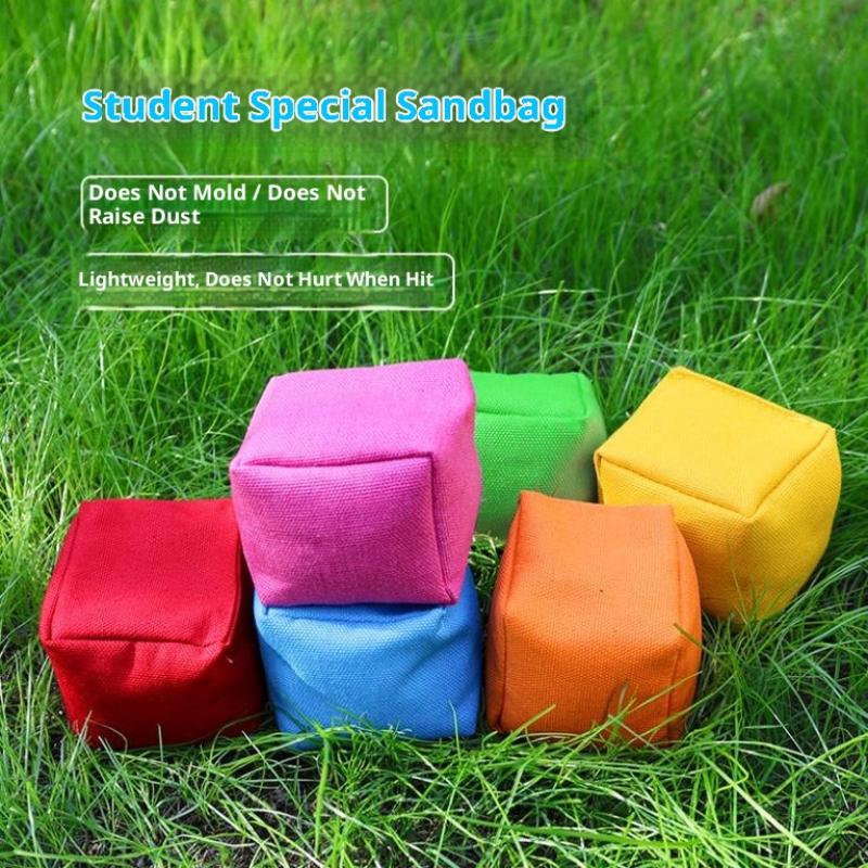 カラフルなミニ布製ビーンバッグポータブル軽量サンドバッグトス - Kids Outdoor Bean Bag のレビューと価格