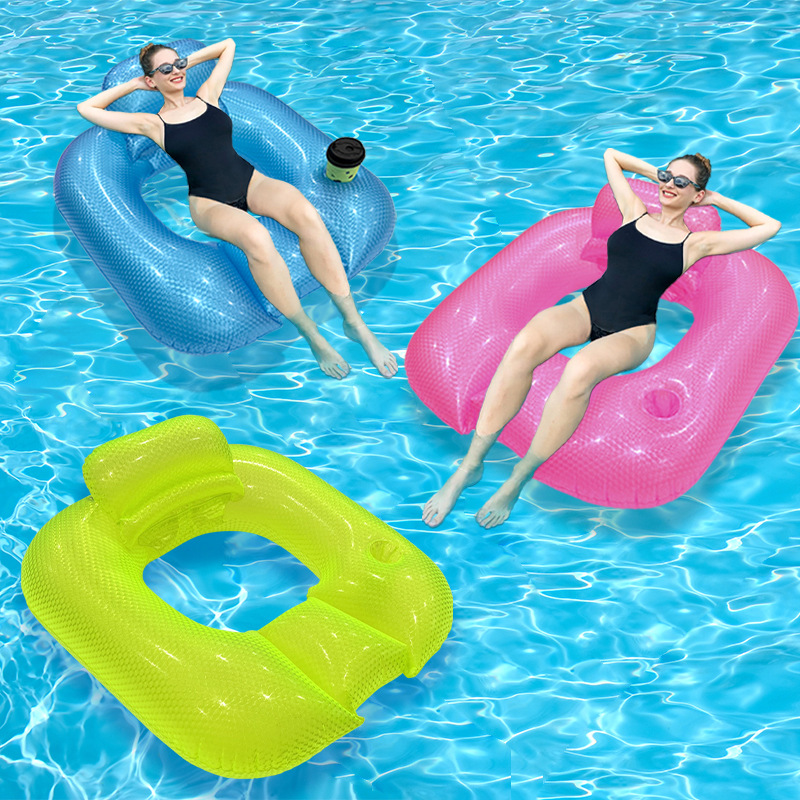 2026年新作 夏用 PVC パール調 スクエア型 インフレ - Kids Outdoor Lounge Chair のレビューと価格