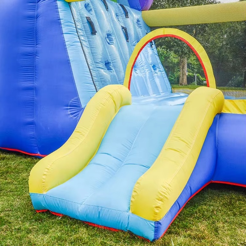 巨大レインボーインフレータブルウォータースライド、子供用PV - Kids Outdoor Water のレビューと価格
