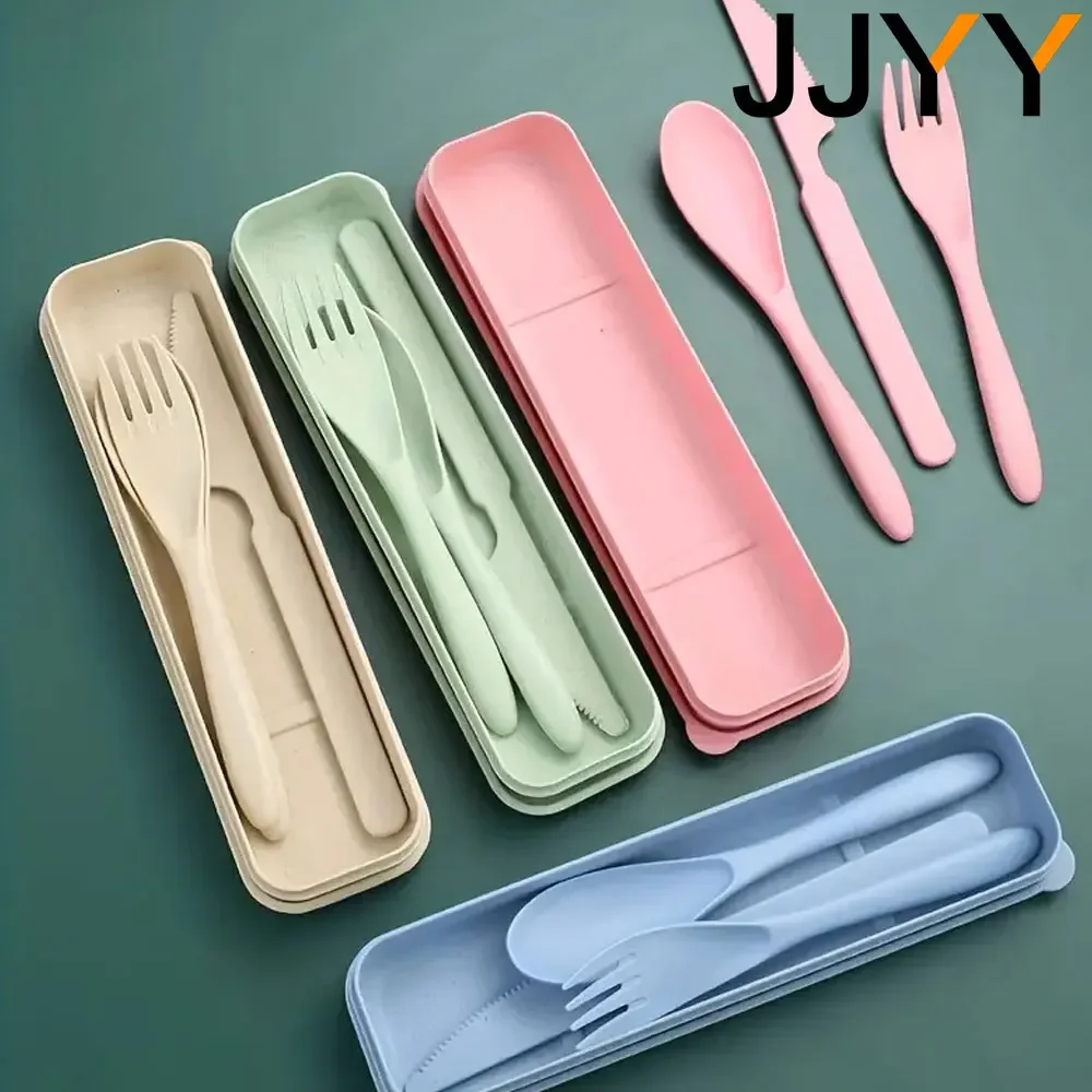 携帯用カトラリーセット 旅行用キャンプ用食器 ボックス付き  - Kids.Outdoor Utensils のレビューと価格