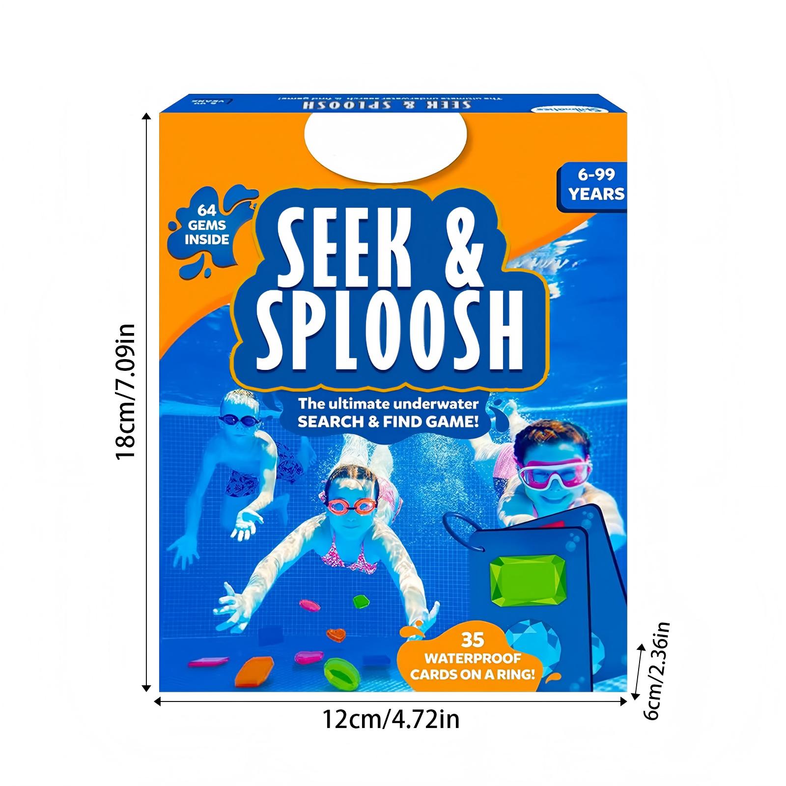 1/2/3/5セット水中カラフルジェムプール、子供向け学習ゲ - Kids Outdoor Learning Activities のレビューと価格