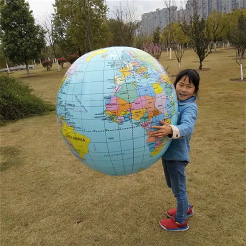 90 センチメートルインフレータブル地球世界地理地球儀地図バ - Outdoor Kids In An Inside World のレビューと価格