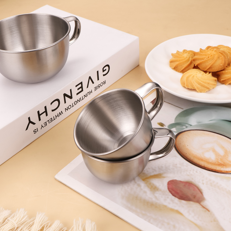 304ステンレス鋼マグ、コーヒーカップ、カプチーノエスプレッ - Kids.Outdoor Utensils のレビューと価格