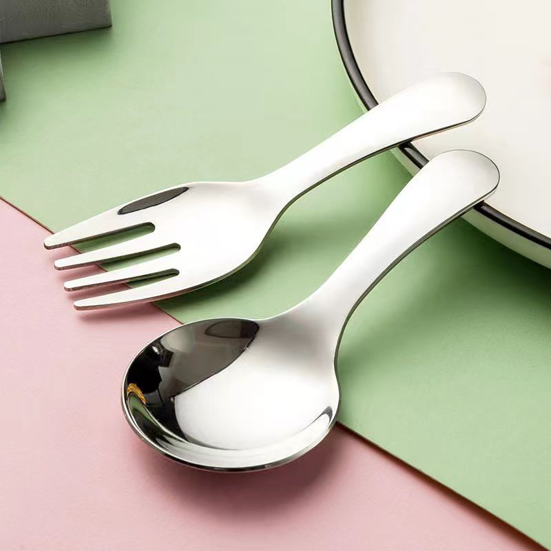 ステンレス製ポータブル食器セット ショートハンドルスプーンと - Kids.Outdoor Utensils のレビューと価格