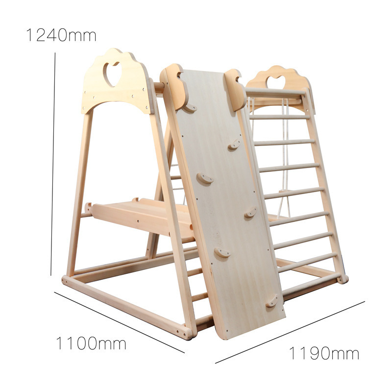 ジャングルジム キッズ 屋外木製大型ジャングルジム 子供用幼 - Kids Outdoor Jungle Gym With Slide のレビューと価格