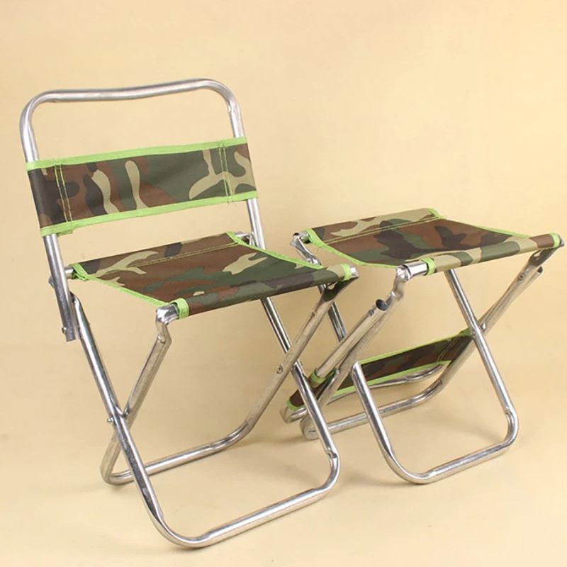 迷彩柄折りたたみスツール 背もたれ付き 46x29x29cm - Kids Outdoor Lounge Chair のレビューと価格