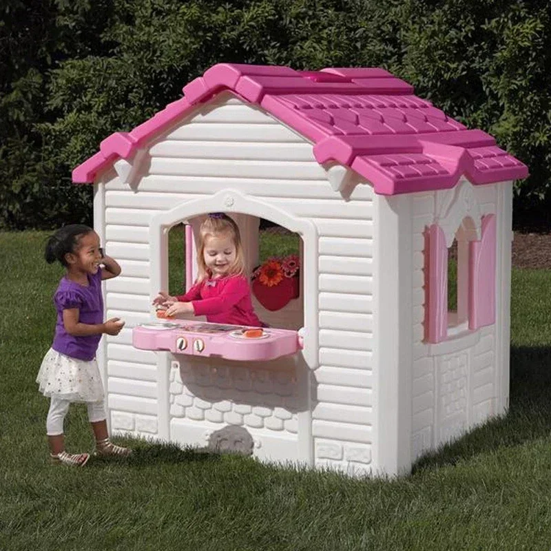 おもちゃの小屋、キノコ型のプラスチック製幼児用屋外用小屋、子 - Kids Outdoor Cubby House のレビューと価格
