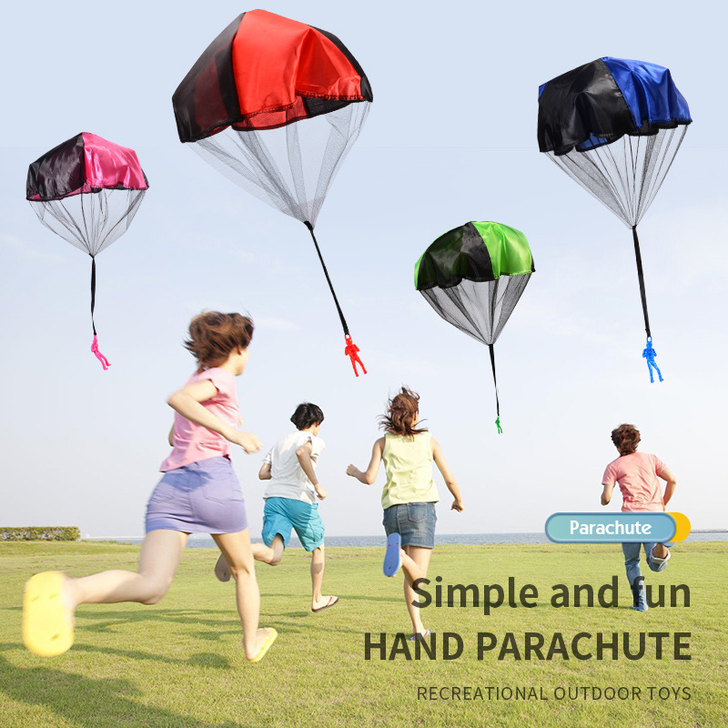 3/6個入り子供用パラシュートおもちゃ、無料屋外用パラシュー - Kids Unique Outdoor Toys のレビューと価格