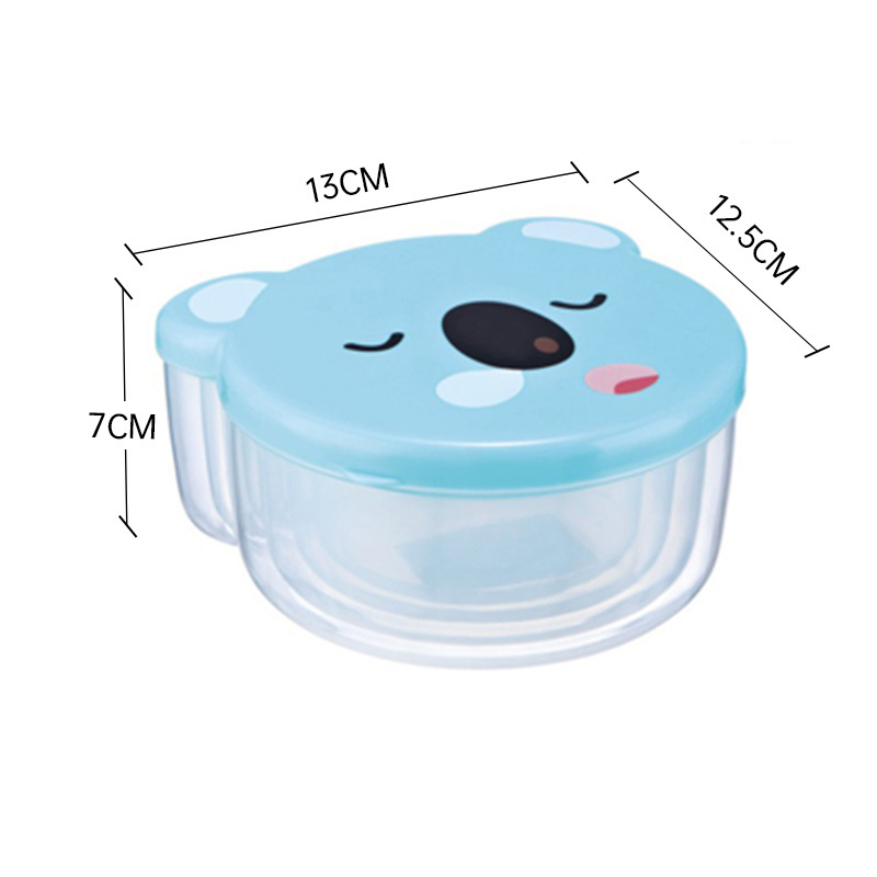 4個子供プラスチック漫画かわいい弁当箱日本屋外食品保存容器子 - Kids.Outdoor Utensils のレビューと価格