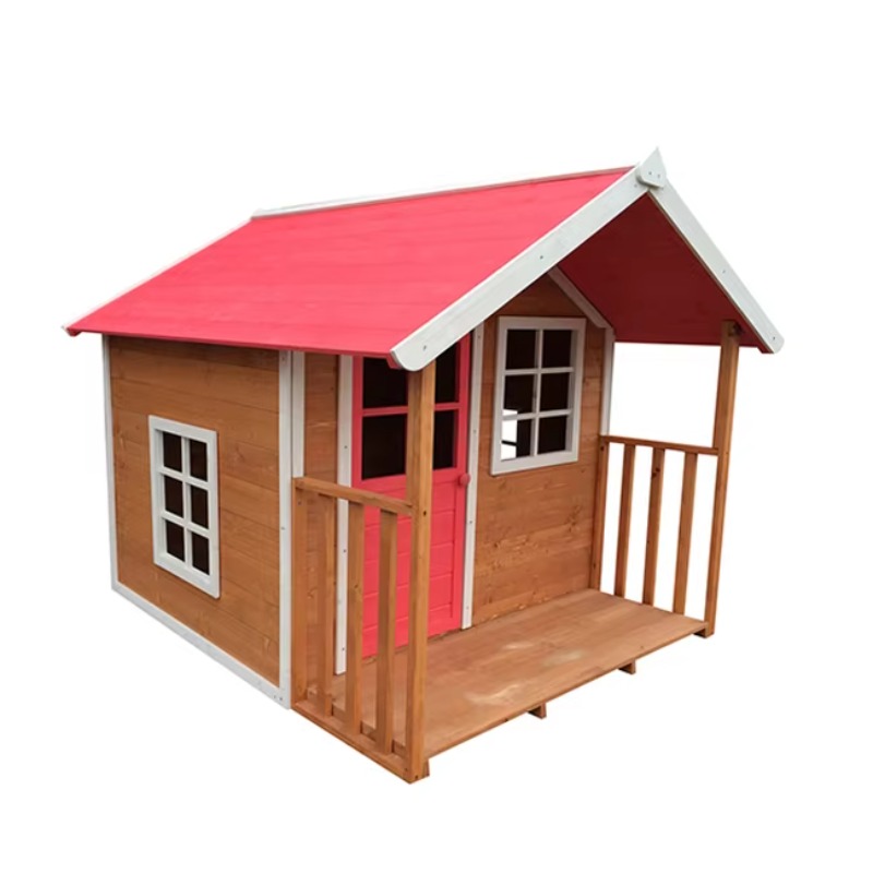 ガーデン子供用小屋木製プレイハウスキッズ屋外プレイハウス木製 - Kids Outdoor Cubby House のレビューと価格