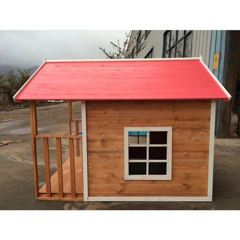 ガーデン子供用小屋木製プレイハウスキッズ屋外プレイハウス木製 - Kids Outdoor Cubby House のレビューと価格