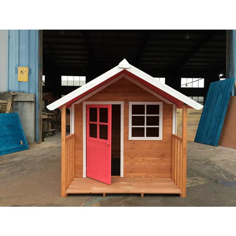 ガーデン子供用小屋木製プレイハウスキッズ屋外プレイハウス木製 - Kids Outdoor Cubby House のレビューと価格