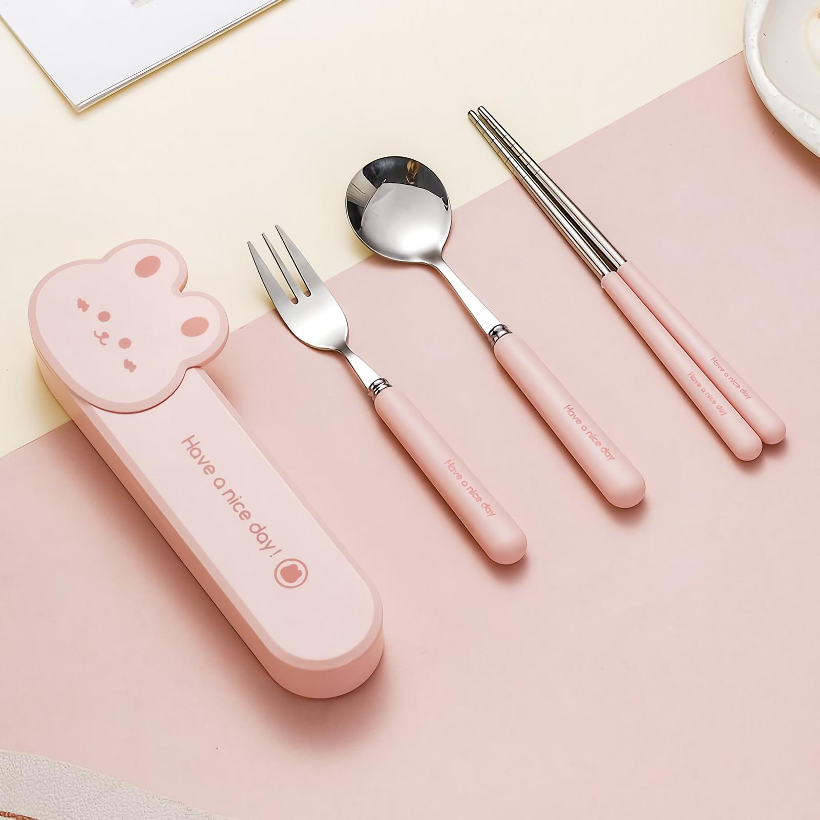 旅行用品 ランチ用品セット 子供用 幼児用 学校給食用 日常 - Kids.Outdoor Utensils のレビューと価格