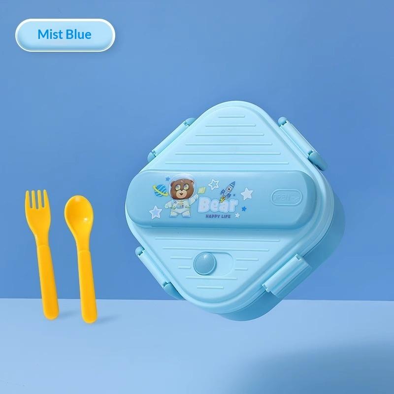 かわいい漫画柄の子供用3段弁当箱、漏れ防止蓋とカトラリーセッ - Kids.Outdoor Utensils のレビューと価格