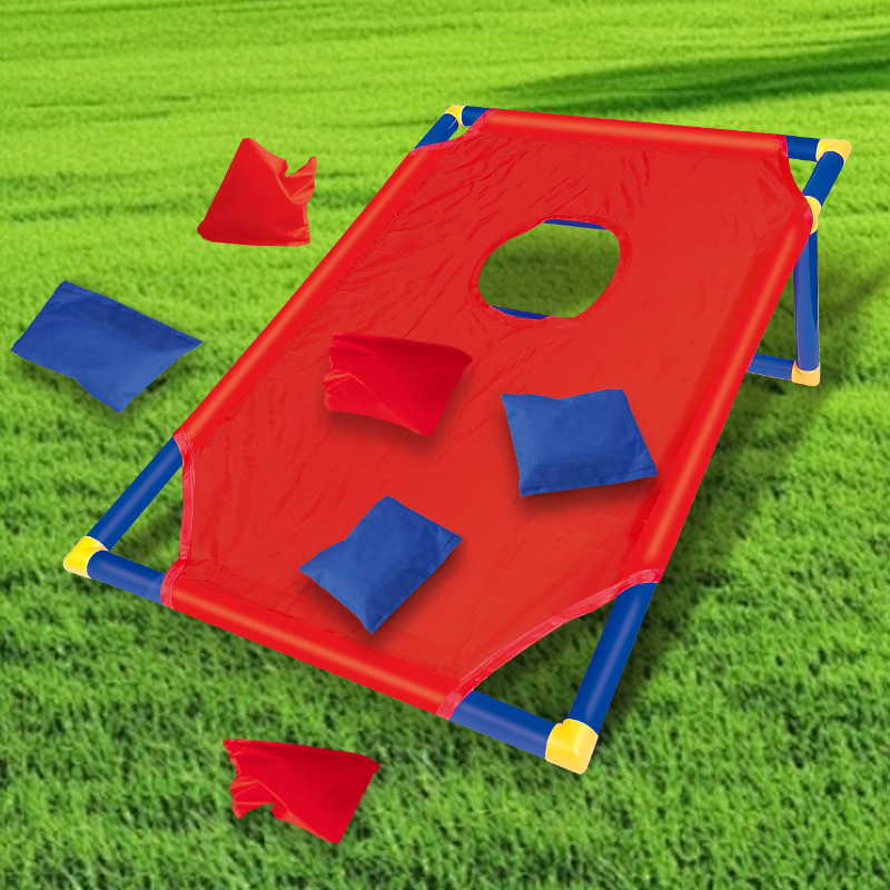 子供用ビーンバッグトスゲームセット、ポータブルコーンホールボ - Kids Outdoor Bean Bag のレビューと価格