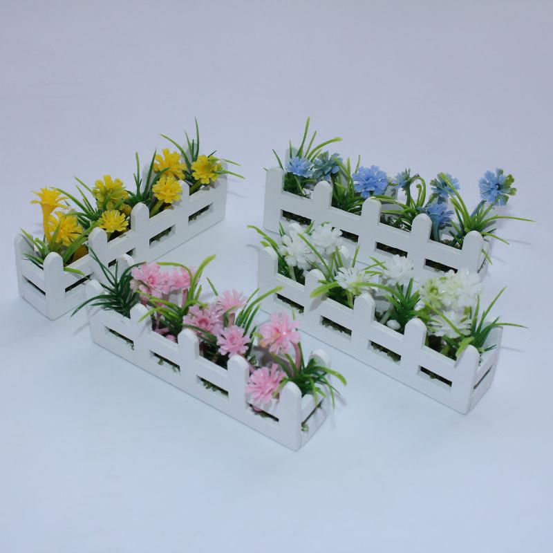 1/12 スケールドールハウス花鉢植えミニガーデン装飾マイク - Kids Outdoor Cubby House のレビューと価格