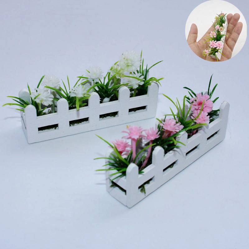 1/12 スケールドールハウス花鉢植えミニガーデン装飾マイク - Kids Outdoor Cubby House のレビューと価格