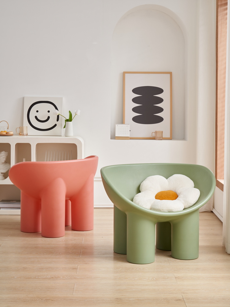 スカンジナビアスタイルのプラスチック製象の足椅子、モダンな子 - Kids Outdoor Lounge Chair のレビューと価格