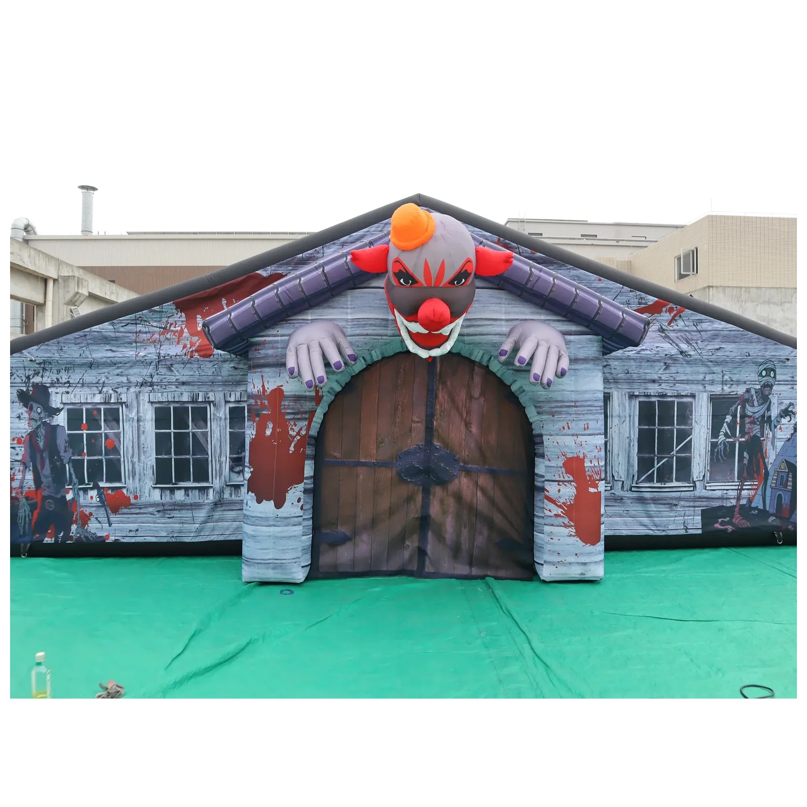 送風機付き大型屋根付きインフレータブル迷路 8×8m 26× - Kids Outdoor Venues のレビューと価格