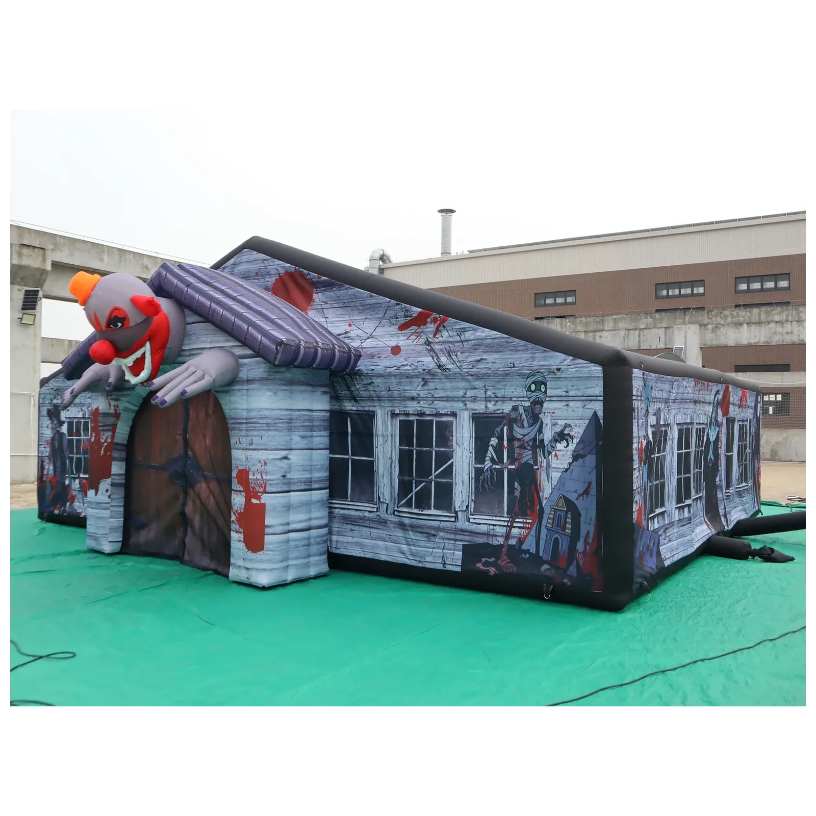 送風機付き大型屋根付きインフレータブル迷路 8×8m 26× - Kids Outdoor Venues のレビューと価格