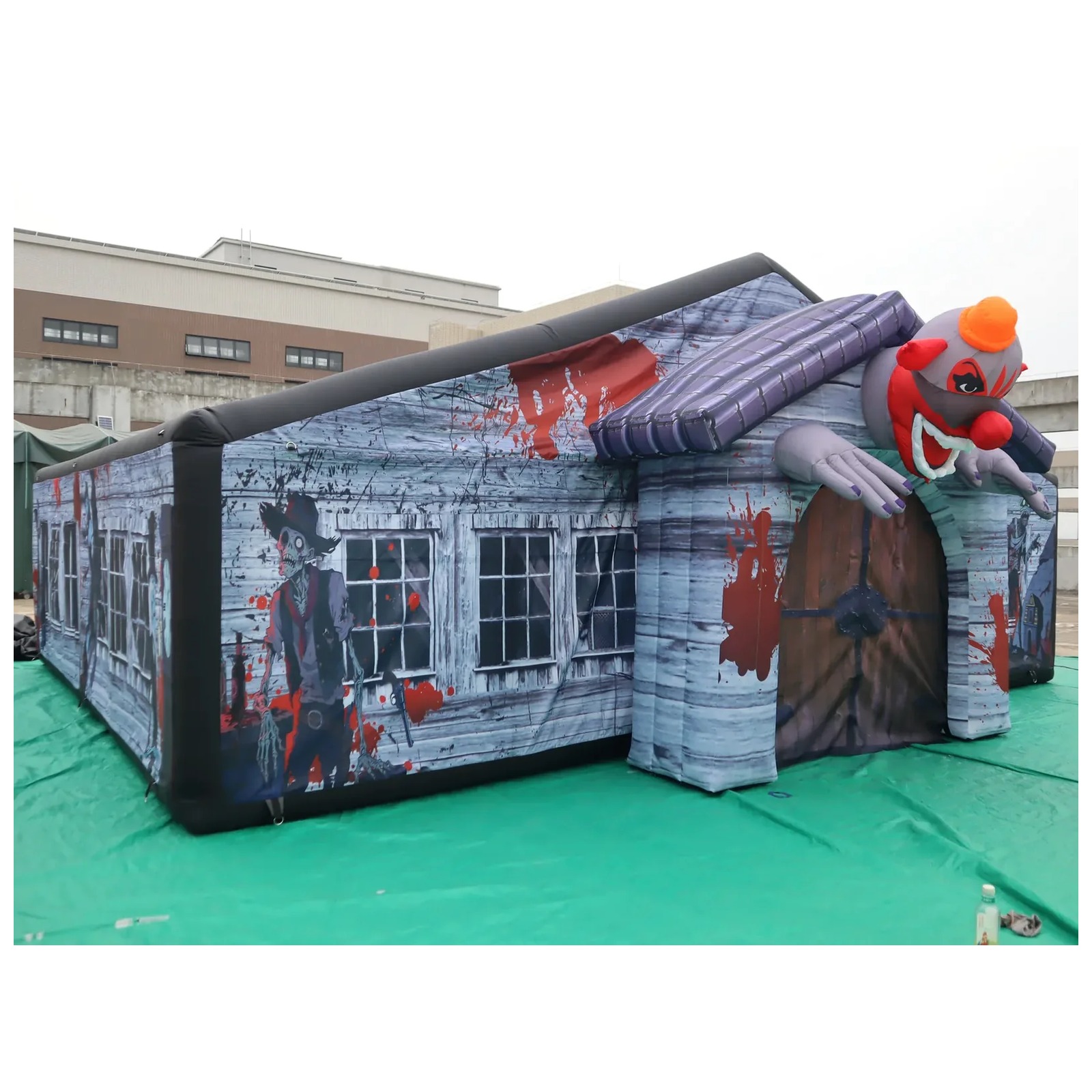 送風機付き大型屋根付きインフレータブル迷路 8×8m 26× - Kids Outdoor Venues のレビューと価格