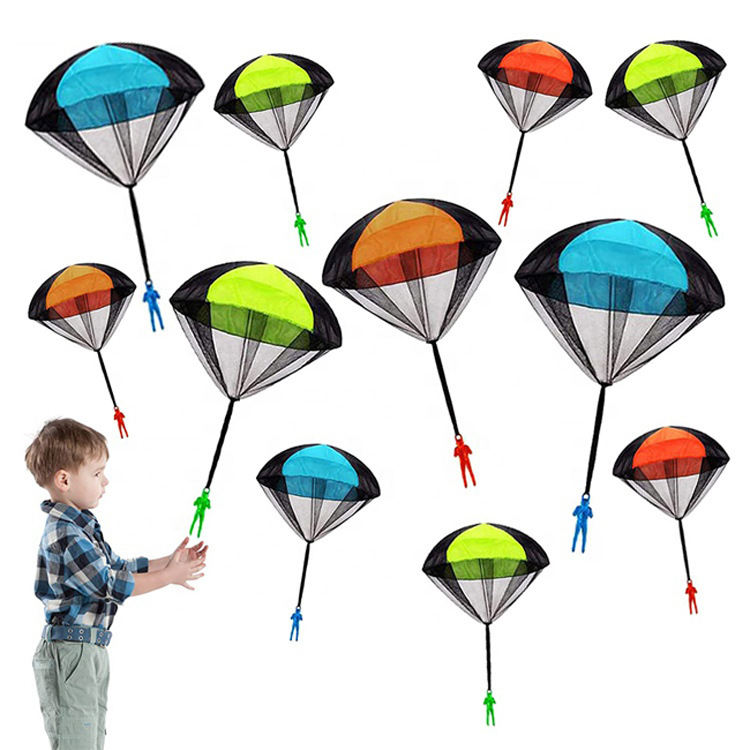 子供用パラシュートおもちゃ、絡まらない屋外飛行パラシュート、 - Kids Unique Outdoor Toys のレビューと価格