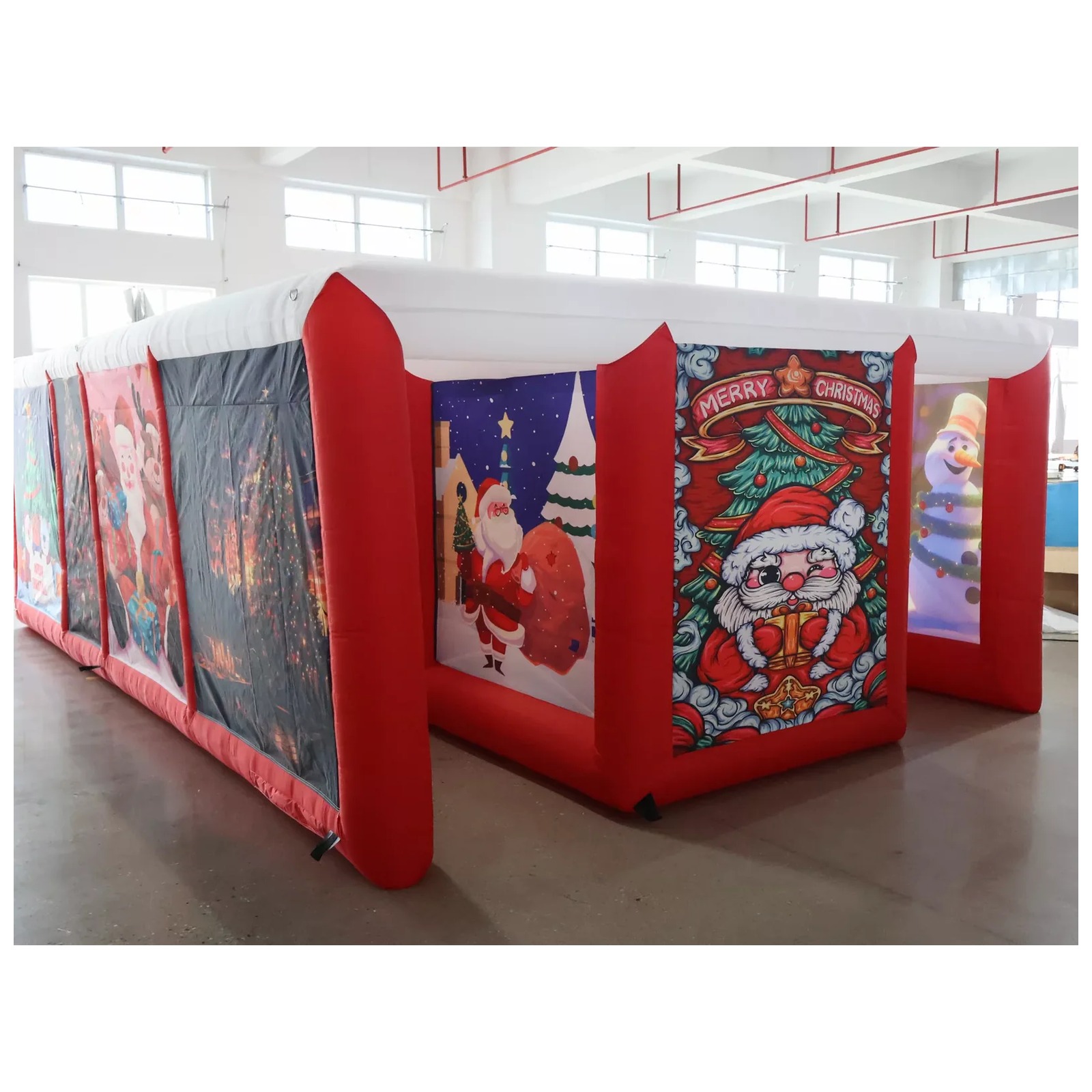 屋外用赤色カバー付きインフレータブル迷路 4×6m 13×2 - Kids Outdoor Venues のレビューと価格