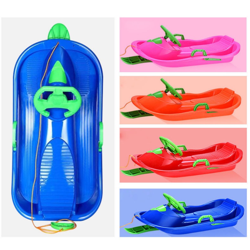 子供用雪上スレッド、ステアリングホイールとブレーキ付き、冬の - Kids Unique Outdoor Toys のレビューと価格