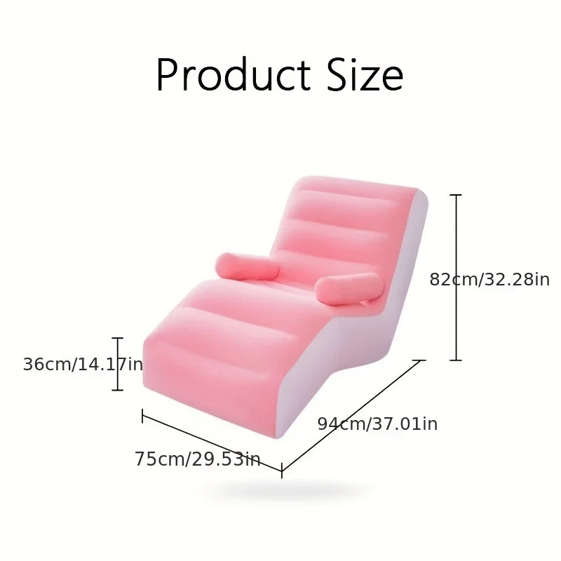 子供用インフレータブルS字型ソファチェア,植毛,PVC,ポー - Kids Outdoor Lounge Chair のレビューと価格